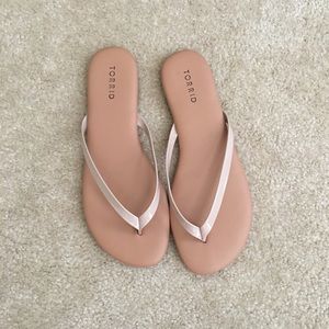 Torrid Nude Sandals size 10W